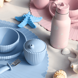 Seashell Silicone Placemat - Blue