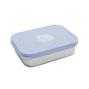 Seashell Silicone Lunch Box - Blue