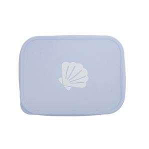 Seashell Silicone Lunch Box - Blue