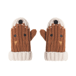 Felix Fox Knitted Mittens