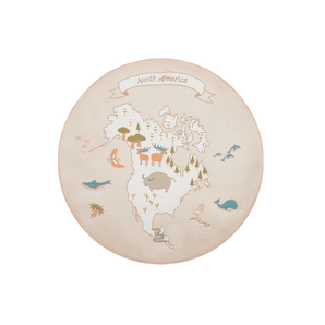 North America Round Cushion Cover with filler