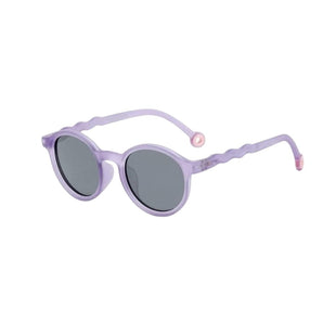 Junior+ Oval Sunglasses - Shell Purple