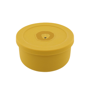 Silicone Snack Pot With Lid - Mr. Lion