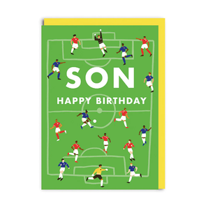 Son Football Birthday Card
