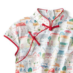 Short Sleeve CheongSam - Village